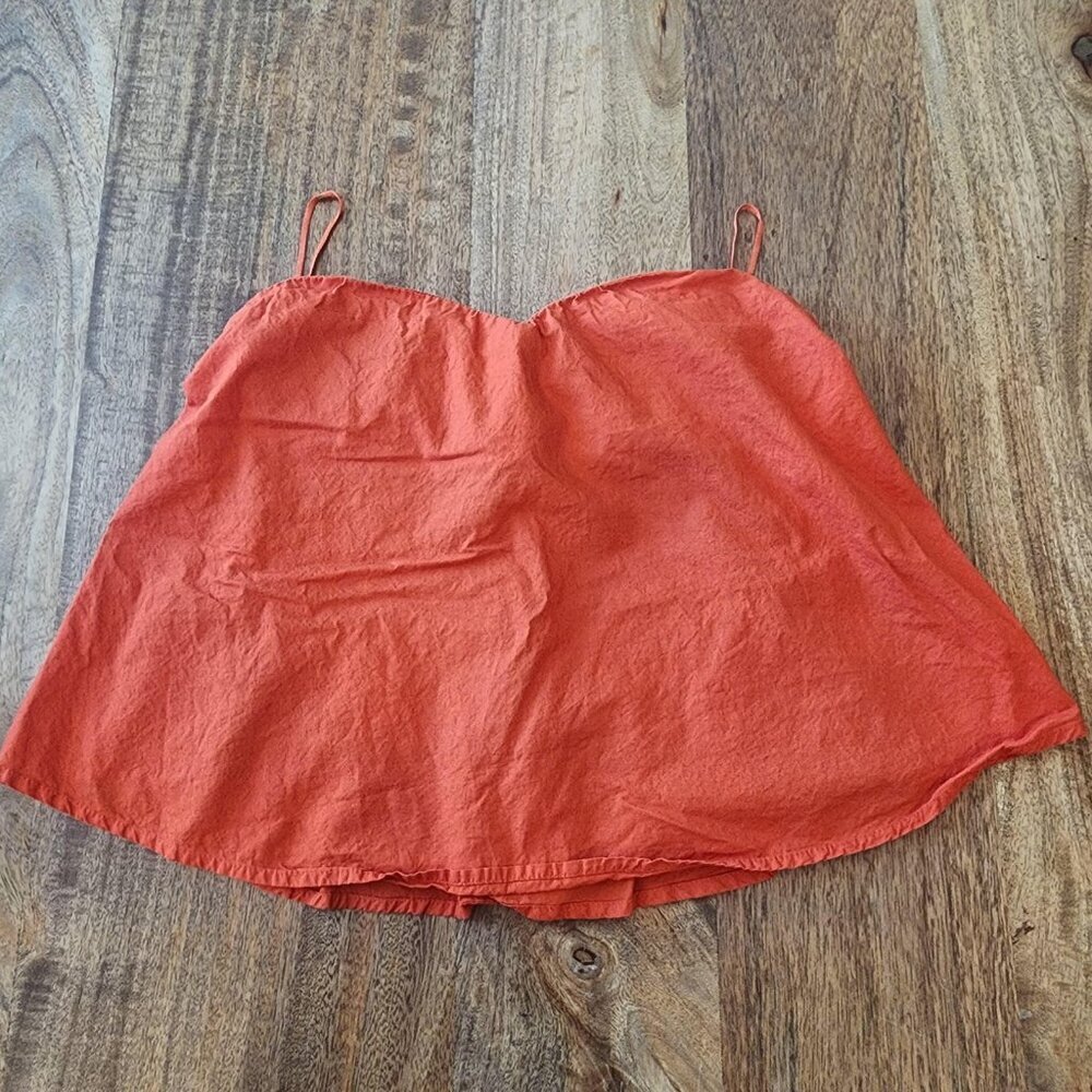 Free People Top Womens Small Smocked Back Tank Camisole Boho Festival Summer - Picture 1 of 9